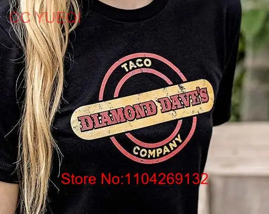 Diamond Dave's Taco Co Restaurant  T Shirt Bygone Retro long or short sleeves