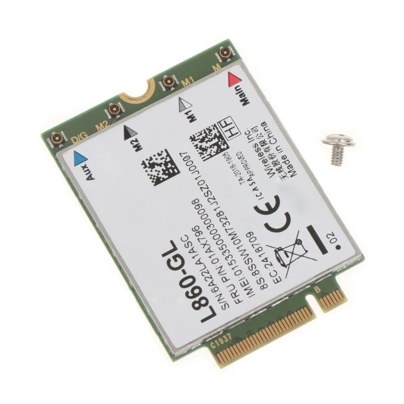 

L860-GL WWAN Card Fibocom for X1 7th 8th Yoga 4th T490 T14 P14s T14s P15s T15g 01AX796 4G Module