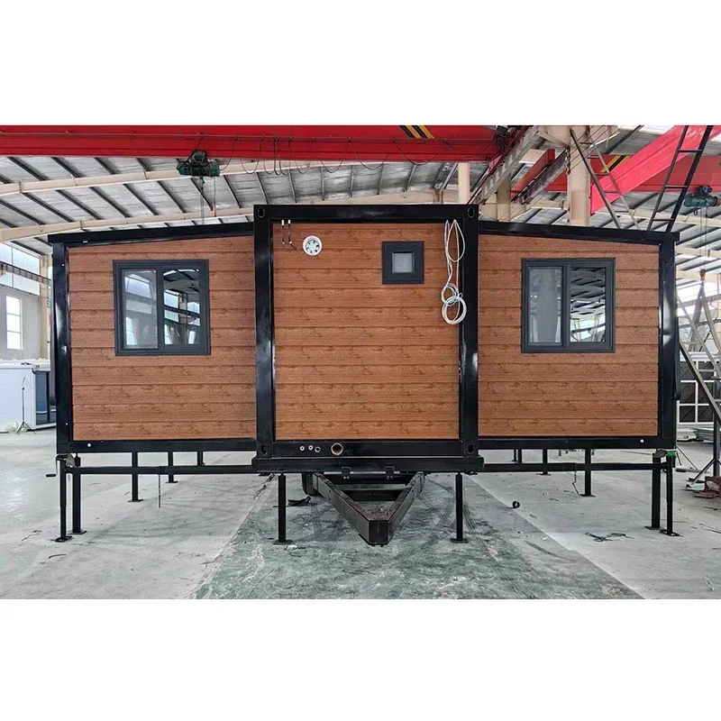 Factory Direct Supply Modular House Australia Tiny Home Prefab Steel 2 Bedroom Expandable Container House Prefabricated