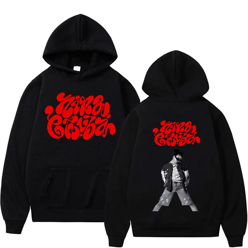 

Rapper Nina Chuba Glas Tour 2025 Hoodie Men Women Hip Hop Fashion Oversized Sweatshirt Unisex Casual Fleece Vintage Pullovers