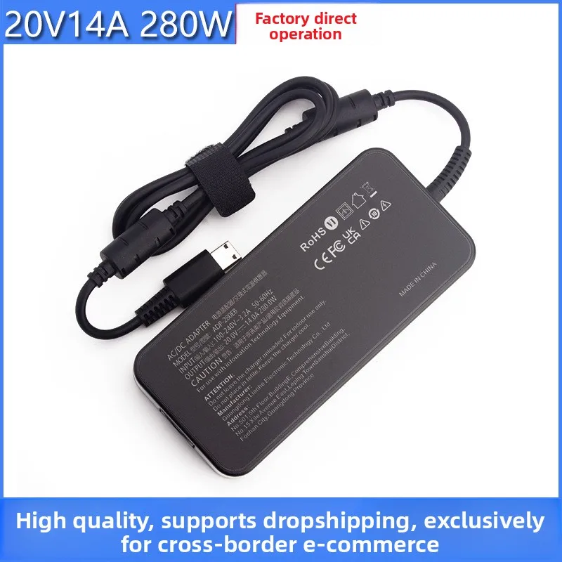 

ADP-280EB B 20V 14A 280W AC Adapter Charger For Asus TUF 6 Pro TX Gaming laptop FA608PP 5Ai ADP-280EB F A22-280P1B power supply