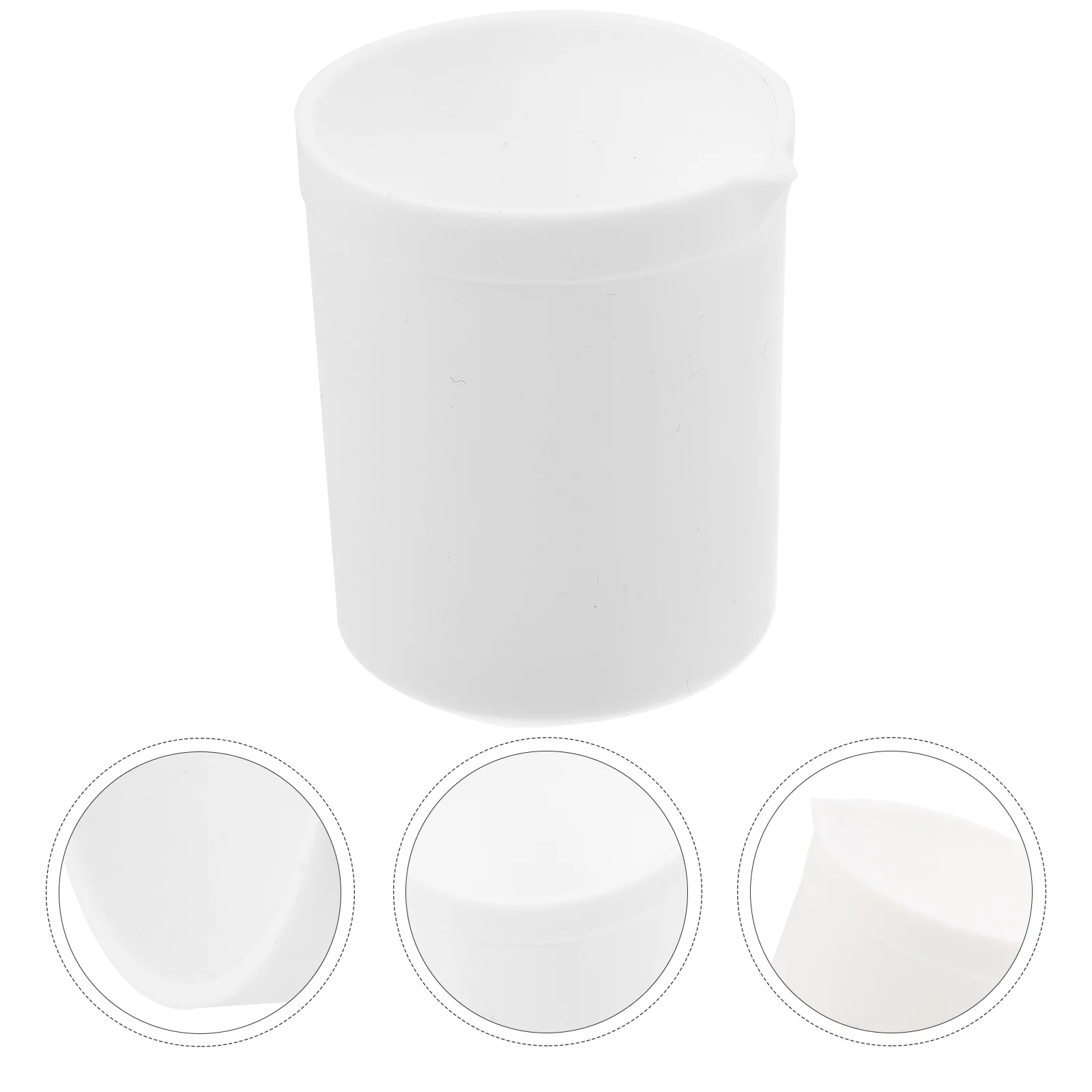 PTFE Beaker Laboratory Supplies Lids Cups Liquid Measuring with Pantry Storage Containers for Labs Equipment