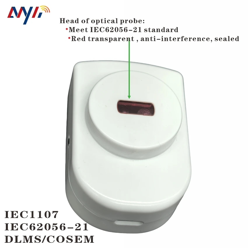 My025 DLMS IEC62056-21 BLE 4.0 بلوتوث لاسلكي IR جامع البيانات محول بصري مقاوم للغبار