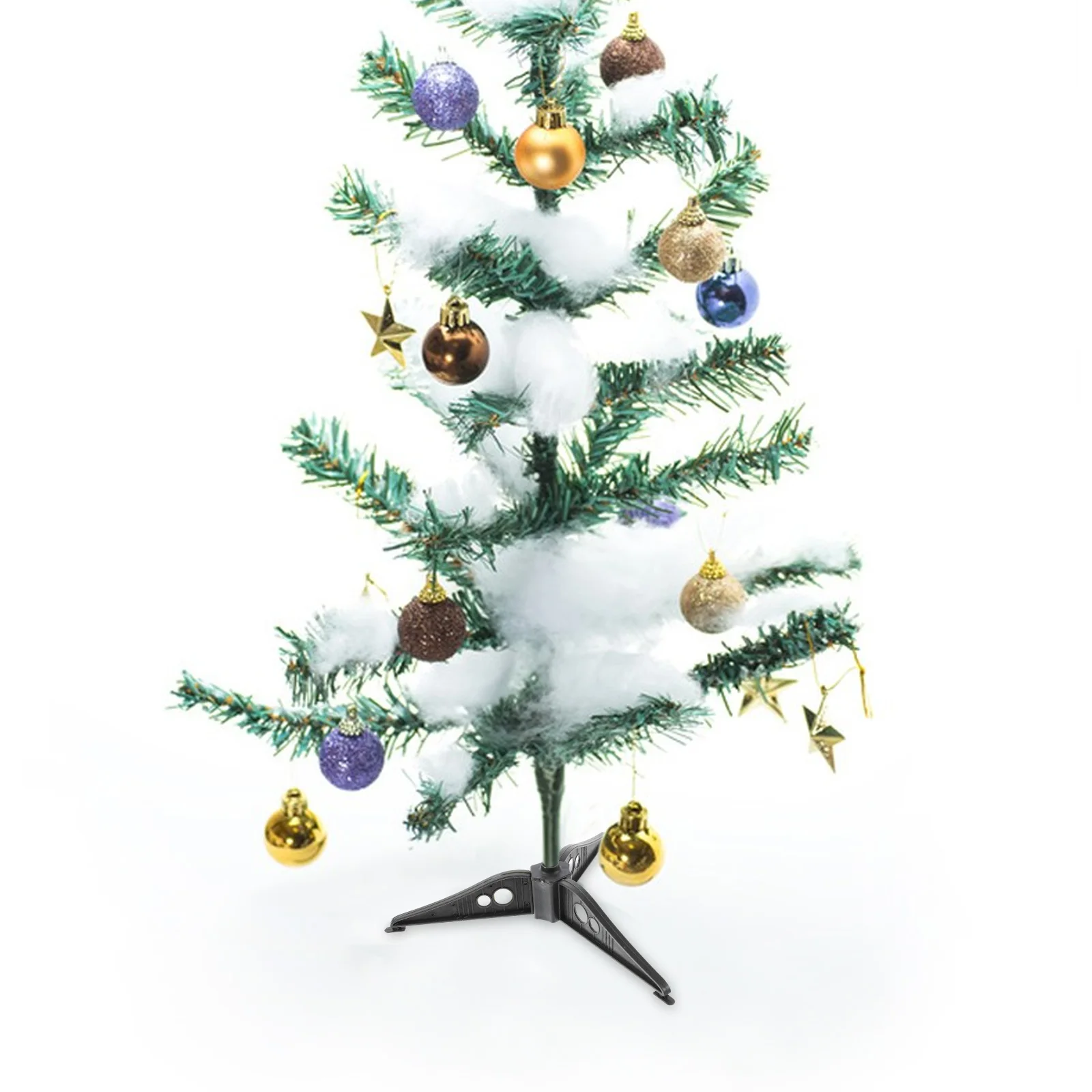 

Plastic Christmas Tree Base Stand Sturdy Artificial Tree Holder Stable Triangle Structure for Xmas Wedding Outdoor