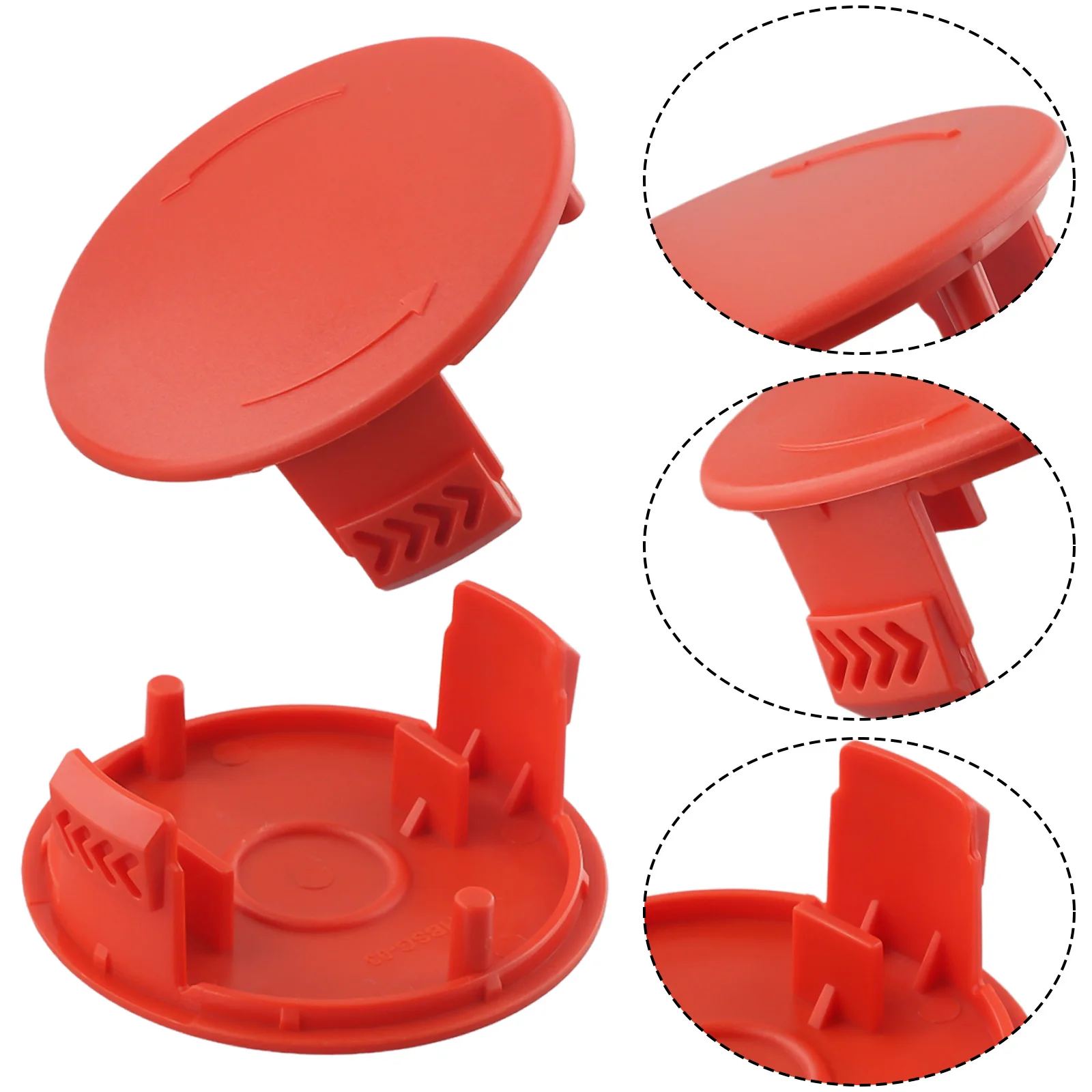 Replacement Spool Cap Pack of For 2 for Bosch For AFS For 23 37 Trimmer F016F04841 7405 ABS Material Line Holding Cap