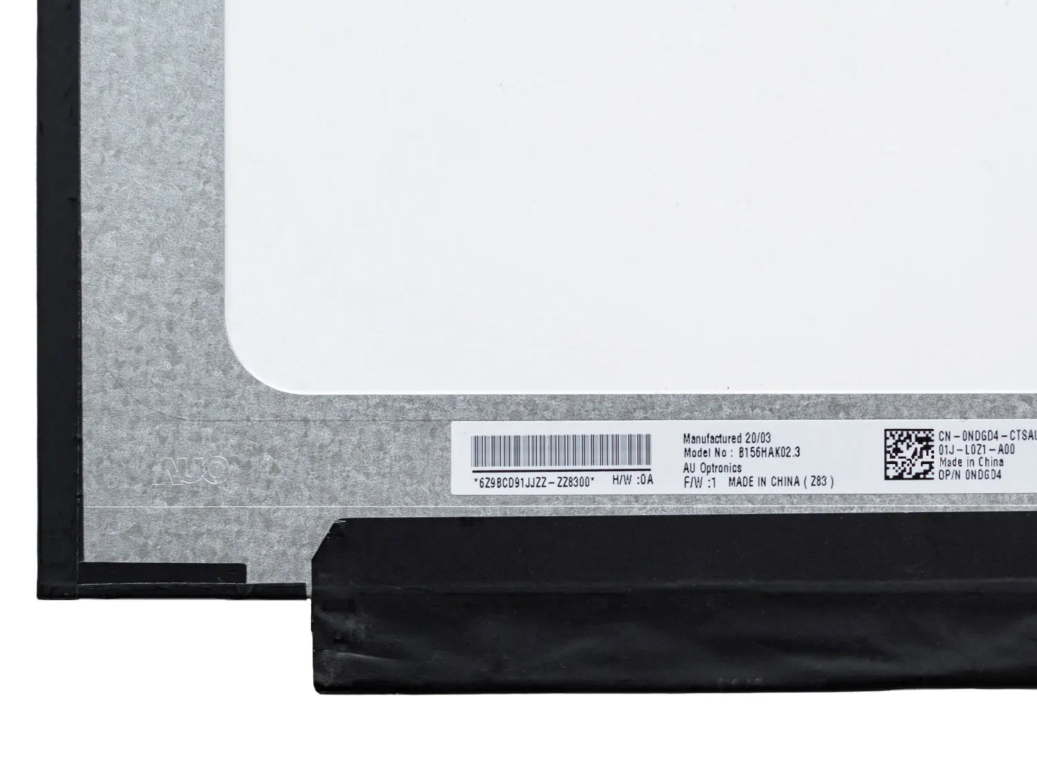 Touch Screen LCD per laptop da 15.6 "B156HAK02.3 Fit NV156FHM-T06 LP156WFD-SPK1 FHD 1920x1080 Pannello a matrice per computer mobile IPS 40Pin