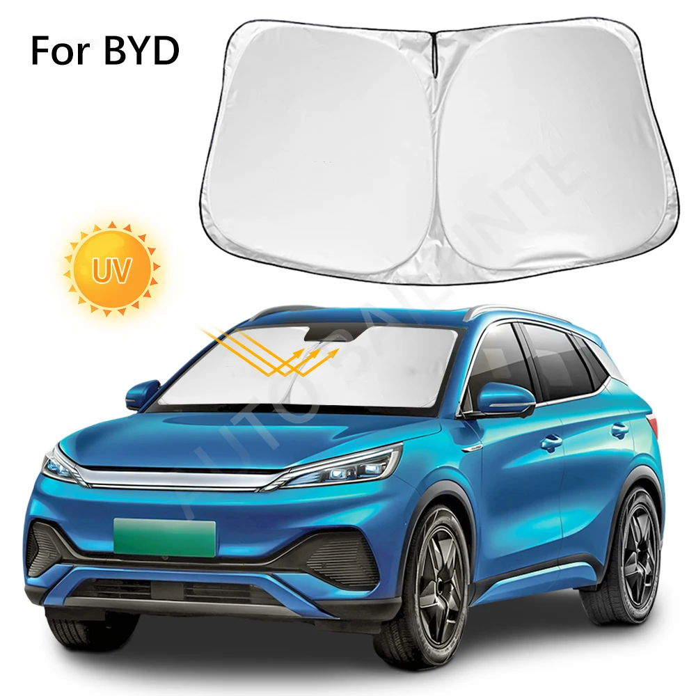 

Солнцезащитный козырек на лобовое стекло автомобиля для BYD Atto 3 Yuan Plus 2025 2024 2023 2022 2021 2020, аксессуары