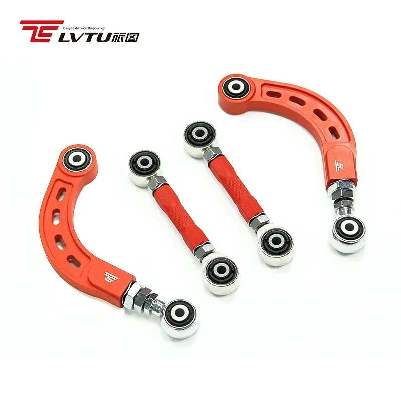 REAR CAMBER KIT For ford FOCUS hatchback 2005-18 Red Rear Camber Control Suspension Arm Kit for MAZDA3/5 2006-2023 