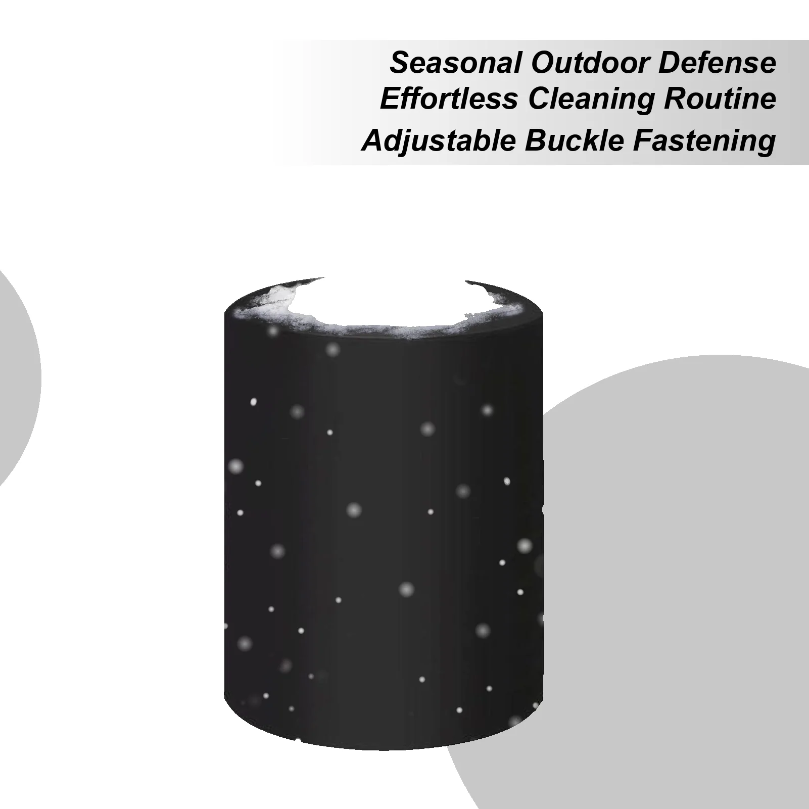 Waterproof Fire Pit Cover Waterproof Protector With Drawstring Winter Heavy Duty Fire Pit Cover For Outside Garden Backyard Farm