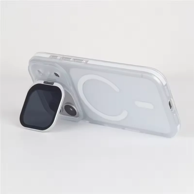Luxury Polarizing Filter Flip Camera Lens Holder Magnetic Case For iPhone 17Pro 15 16Pro 17Pro Max for Magsafe Matte Hard Cover - view 5