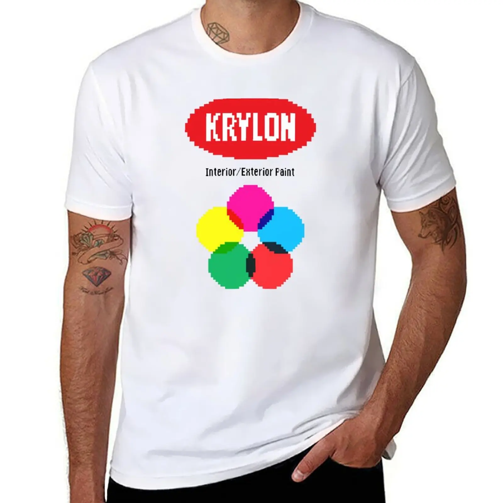 

Krylon Spray Paint 8-Bit T-Shirt cotton t shirt man t shirt man casual man t shirt graphic T-Shirt