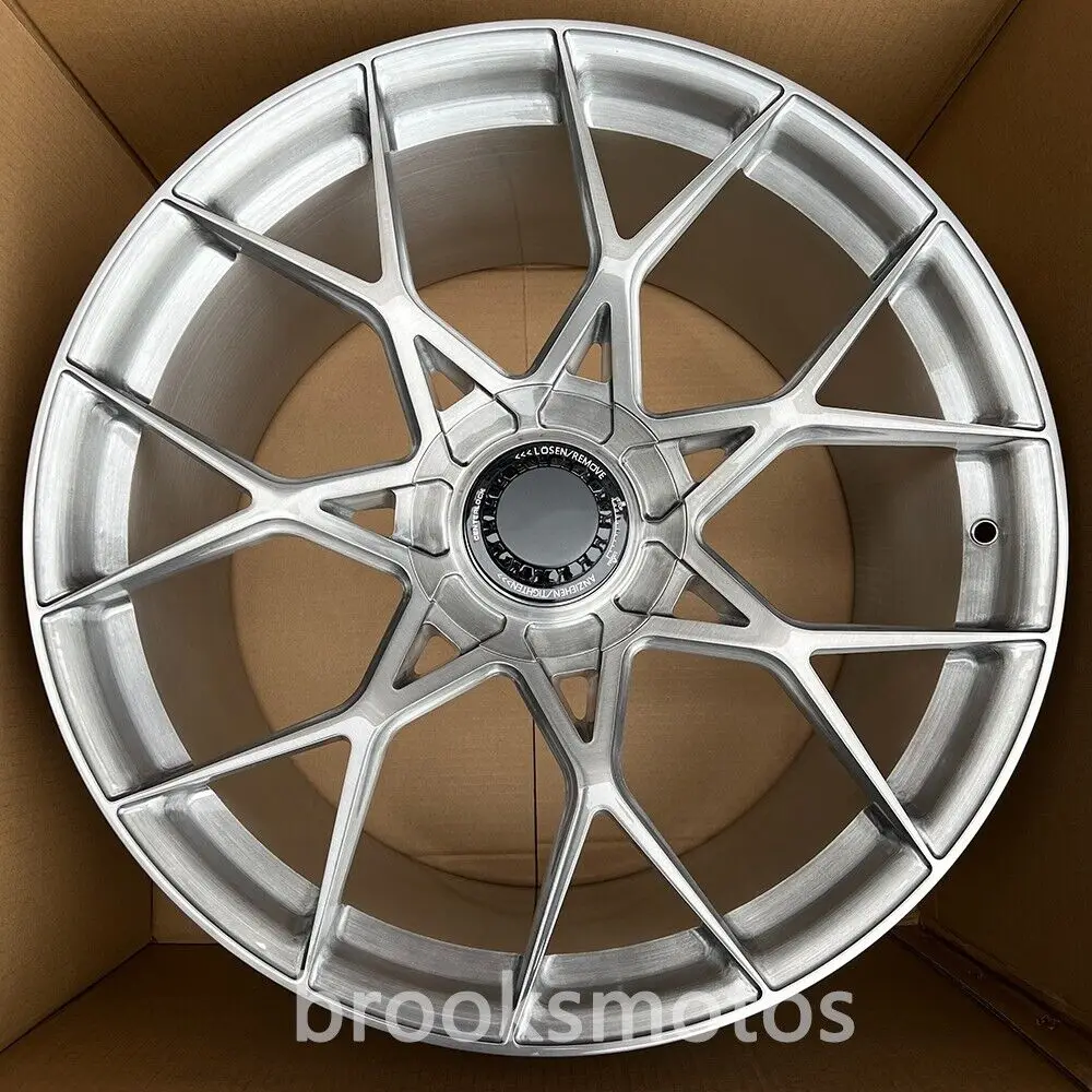6PCS 20" BRUSH GRAY FORGED WHEEL RIM FITS FOR NEW PORSCHE 718 GT4 20X8.5 20X11
