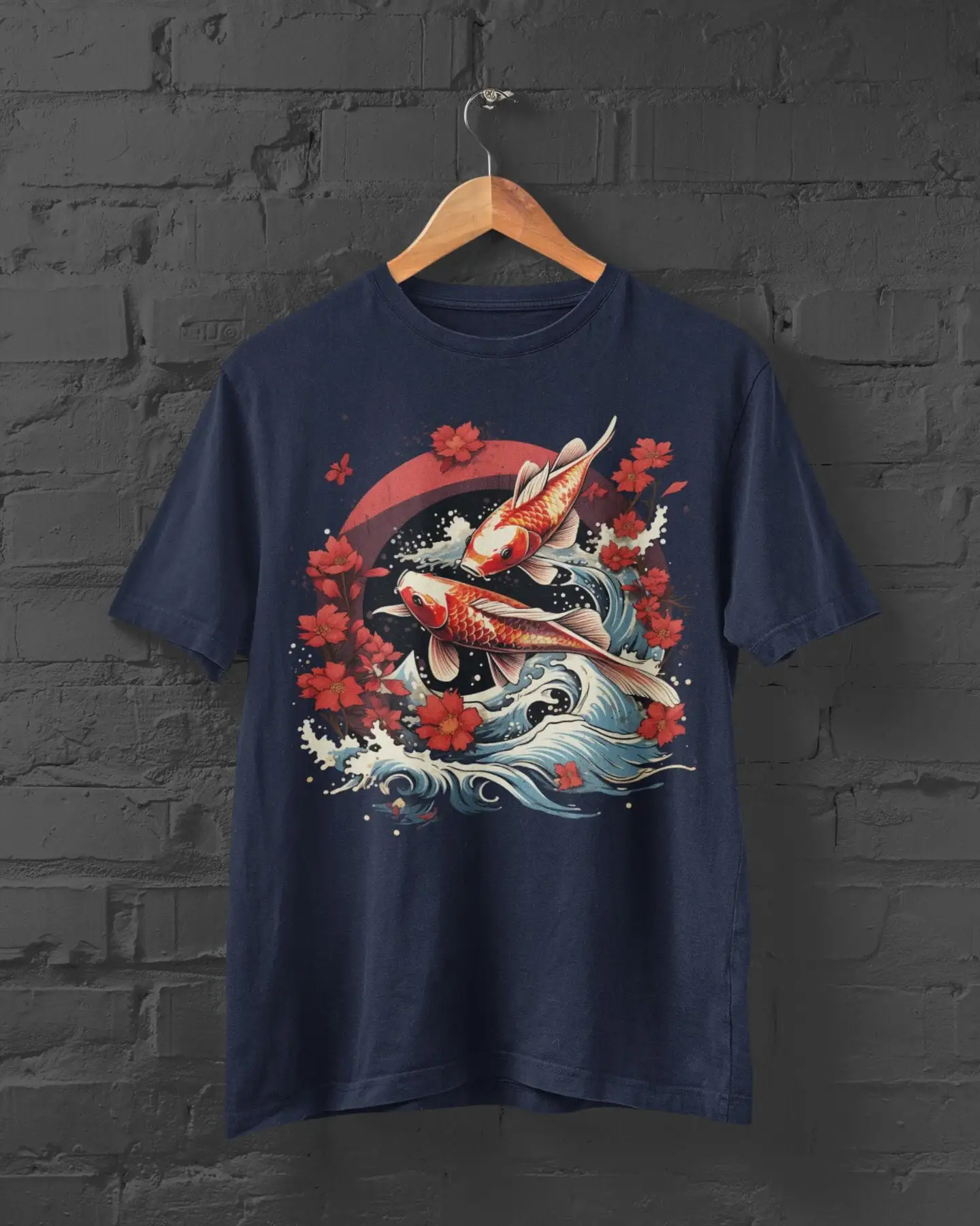 Japanese Koi Fish T Shirt Anime Kawaii Harajuku Cute