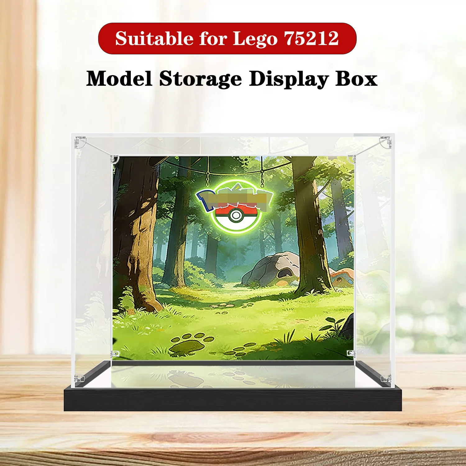 

Clear Acrylic Display Box for Lego 72152 Model, Dustproof Showcase Case for Building Block Collectibles (Model Not Included)