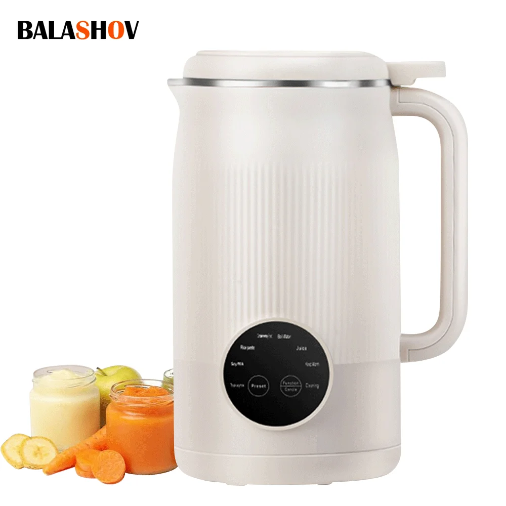 1000ML Electric Soybean Milk Machine Automatic Intelligent Food Blender Filter-free Soy Milk Baby Maker Rice Paste Maker Kettle