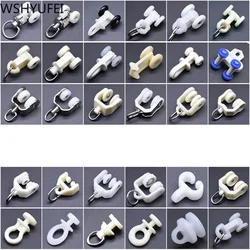 Curtain Track Accessories Rollers Vintage Straight Rail Curved Rail Guide Hook Ring Roller Skate Wheel Buckle Furniture Hardware