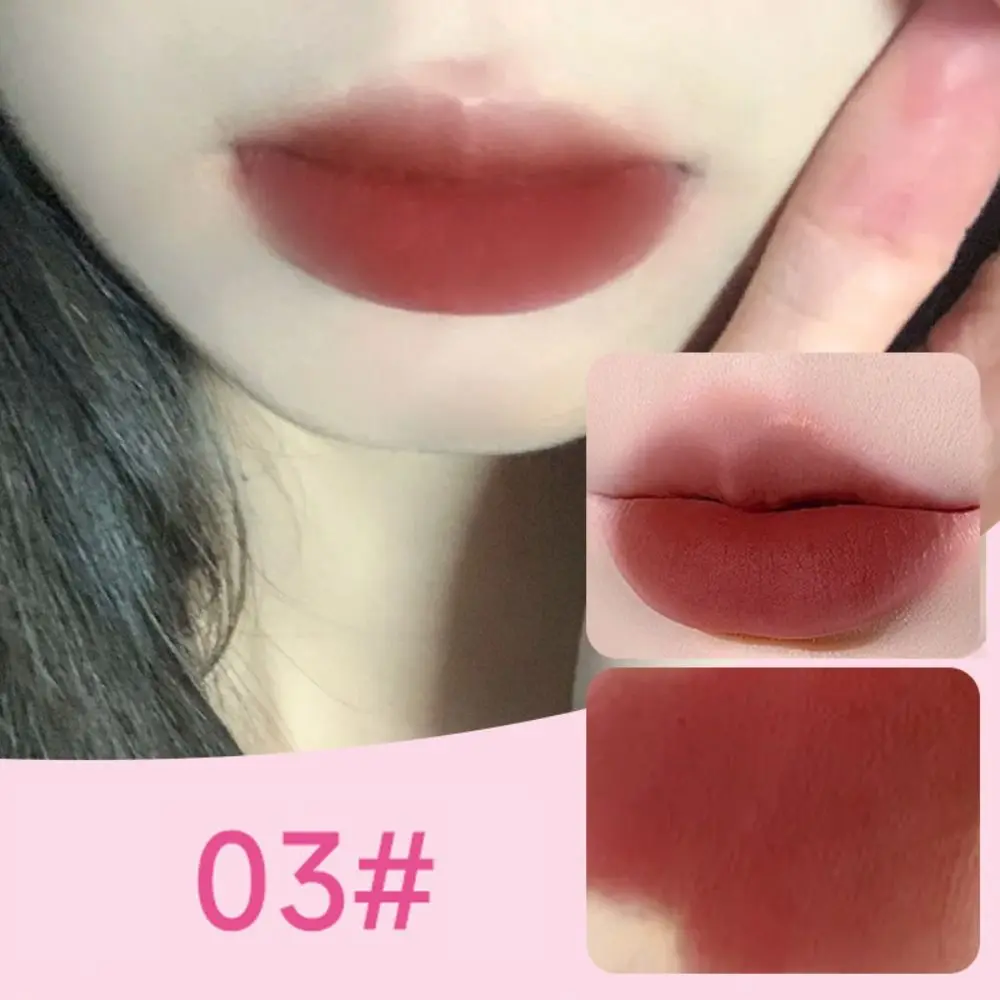 แฟชั่น Blush Dog Matte ลิปสติก Make Up Beauty Puppy ลิปสติกน่ารักสไตล์เกาหลี Lip Paste Make Up