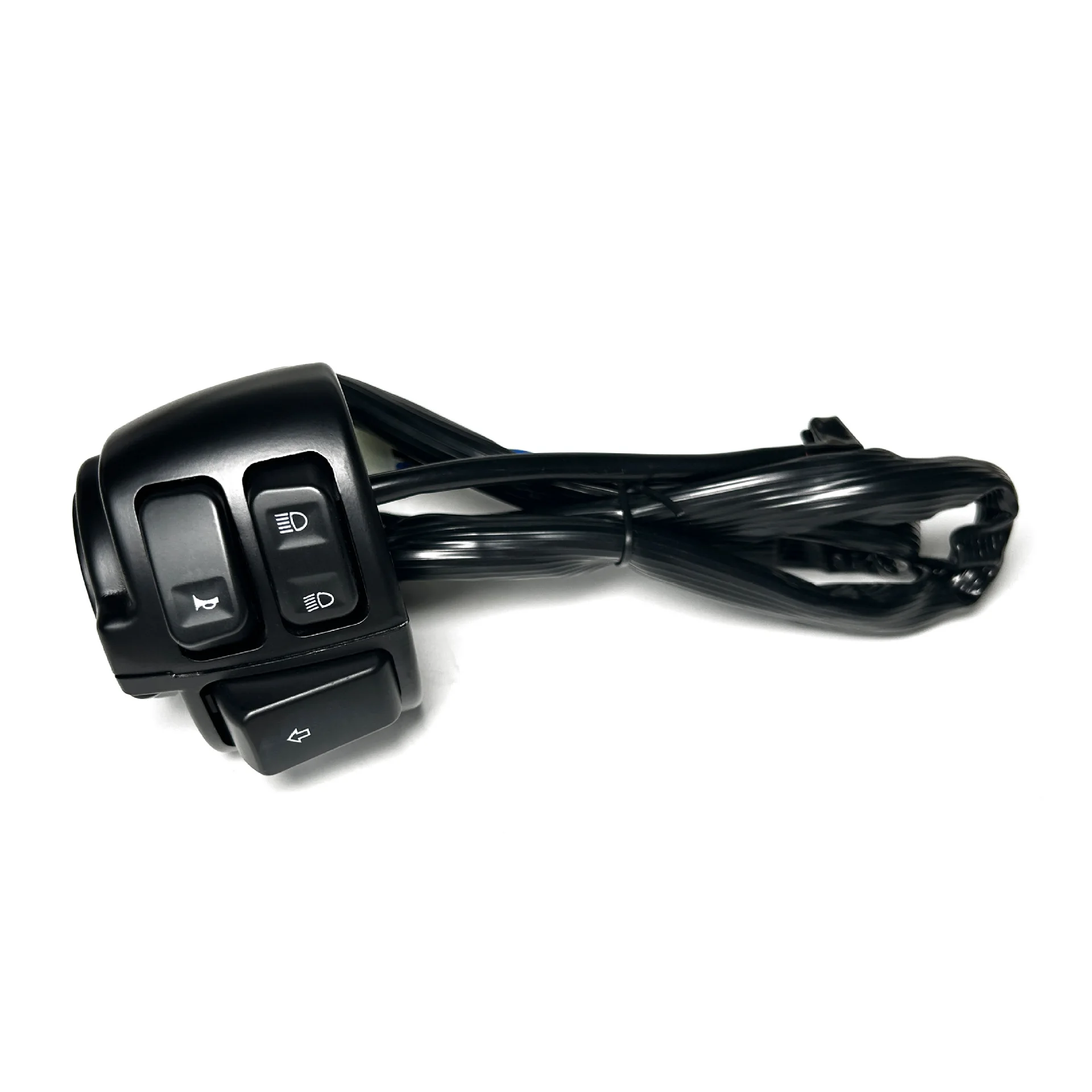 

Motorcycle assembly handle switch black aluminum alloy left and right handle seat modification accessories