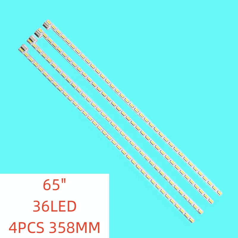 

36lamps 4pcs/set New LED Backlight Strip for 65 inch TV H65EA TE65-DB02 H65EAVVC31V P650HVN02.4 A P650HVN02.4 B