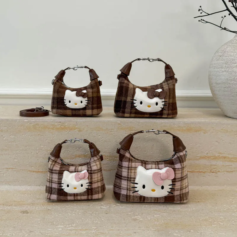 

HelloKitty Mini Crossbody Bag Cute Cat Retro Trendy Women Kids Shoulder Purse