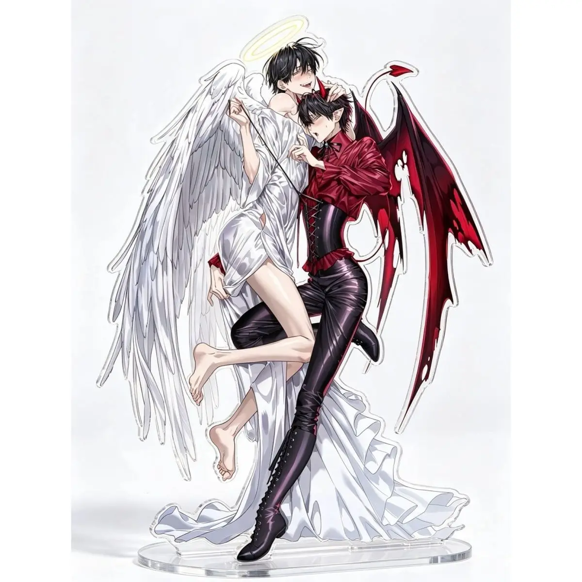 Image of Spezielle Anime-Figur des öffentlichen Dienstleistungsdienstleister Han Maru, Comic-Spielfigur, weibliche Cartoon-Cosplay-Actionfigur, Standpuppe, Acryl-Geschenk