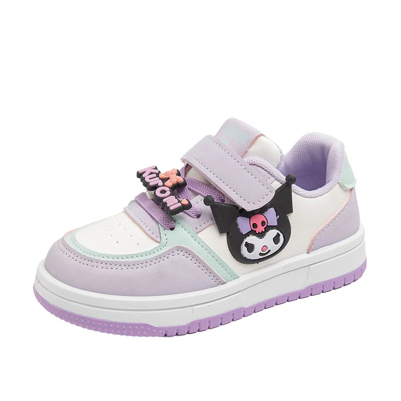 

Kids'Casual Shoes Sneakers Led Light Cartoon My Melody PU Leather For Girls Anti-slip Breathable Pink Pruple Shoes Size 26-37