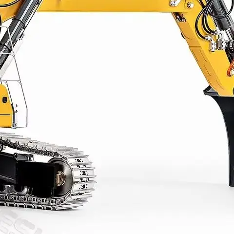 

2 Arms 6CH LR956 95% Metal LESU 1/14 Remote Control Hydraulic Excavator RC Digger Construction Vehicle 4MPA Dual Pumps Light