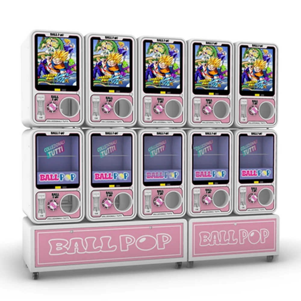 

Custom 75-120mm Capsule Toys Gashapon Vending Machine Coin Operated Coin-Operated Games Gacha Gashapon Machine