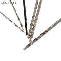 dophee 0.5-3.5MM 10PCS Twist Drill Bits HSS High Speed Steel Bit Set Micro Straight Shank Wood Tools for Electric Drills