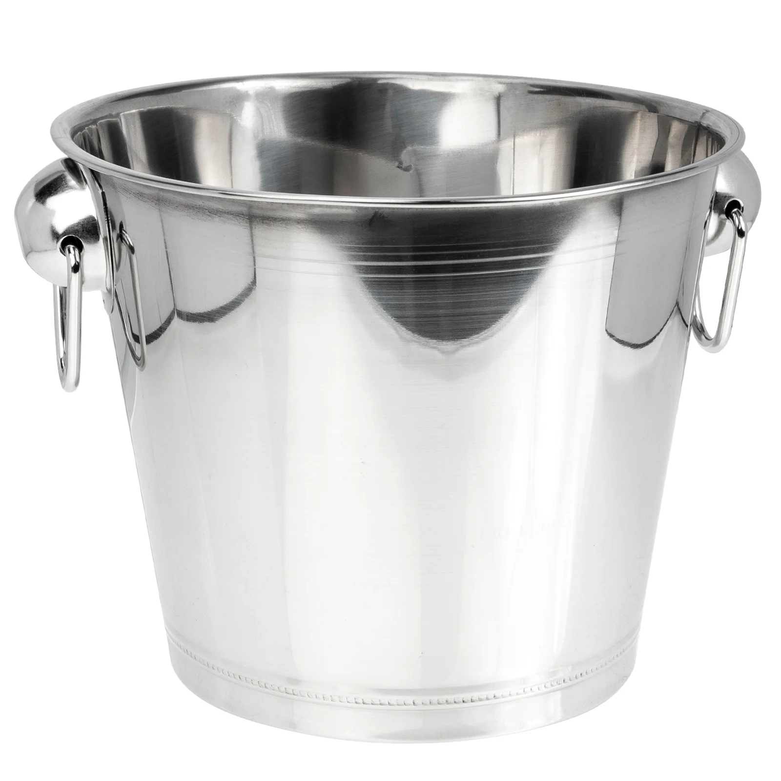 

Stainless Steel Ice Bucket Elegant Design Portable Container Household Bucket Fit Occasions Smooth Easy Clean Wear