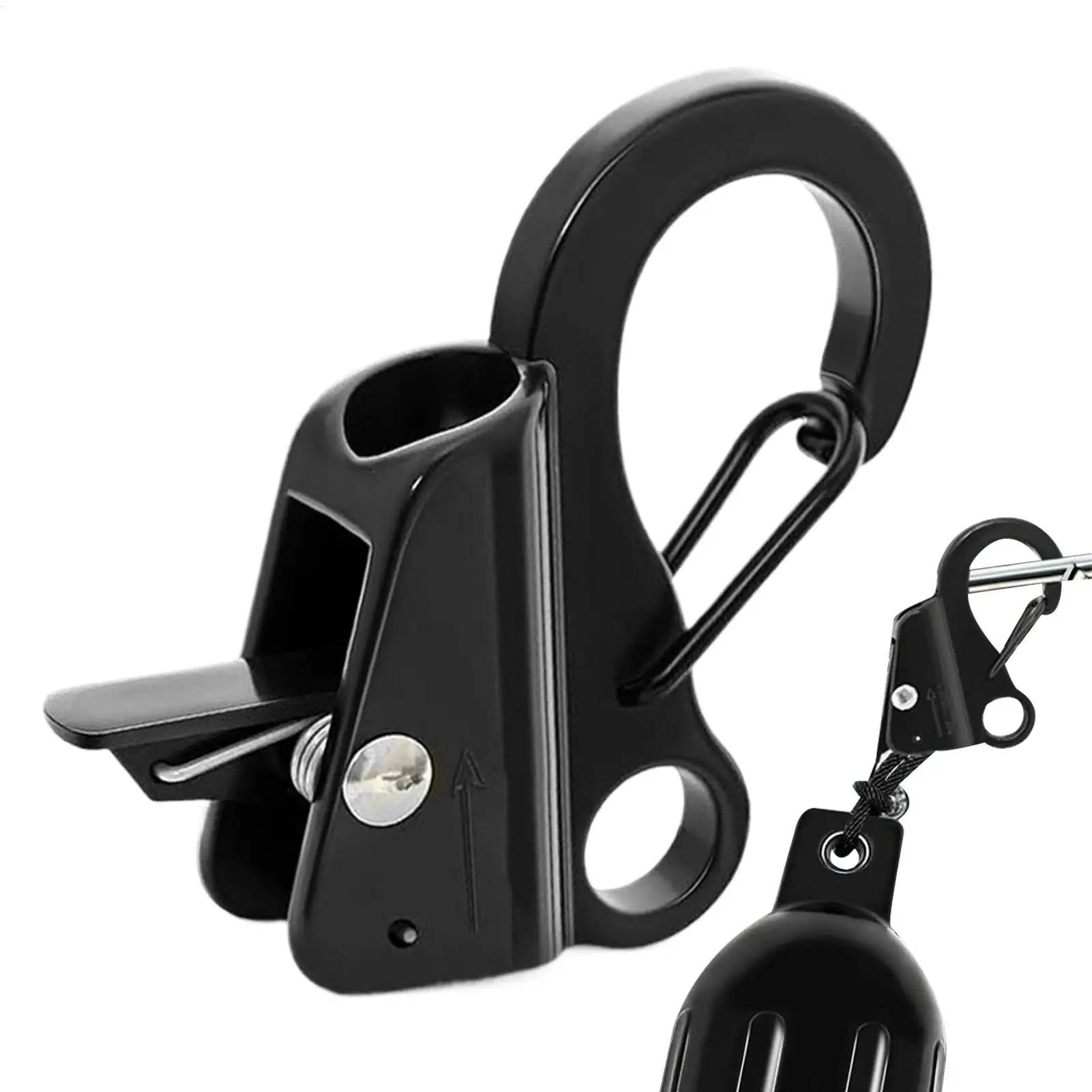 

Anchoring Hook Knotless Anchoring System Stainless Steel Quick Release Adjustable Clips For Fishing Kayaks Cargo Camping Boating
