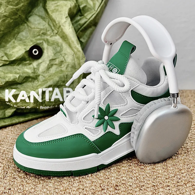 Fashion Mens Shoes Trend Street Skateboard Shoes Man Luxury Brand Training Sneakers Mesh Breathable Casual Shoes Tenis Masculino - Image 4