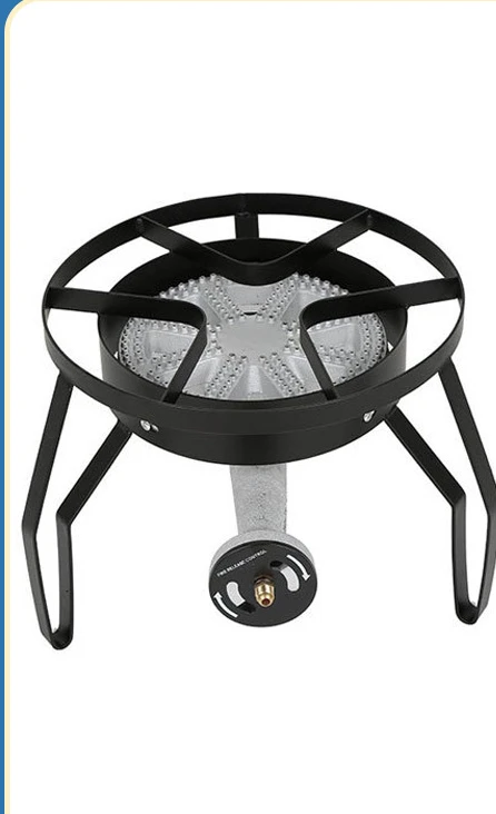 Cast iron gas stove single eye, outdoor cooker single stove, portable fire grill