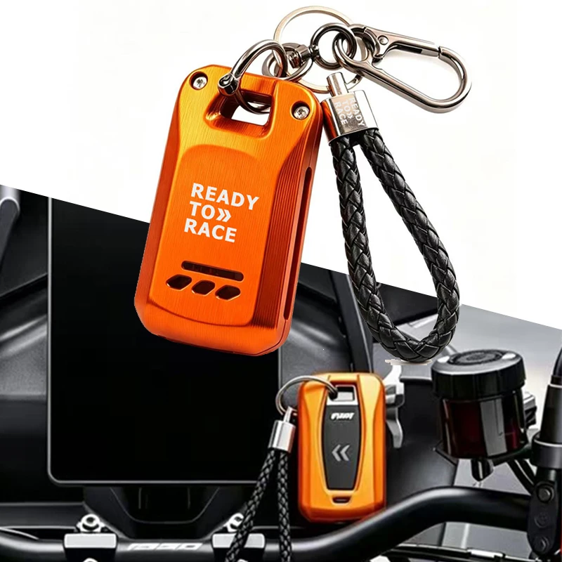 

For KTM 790 890 1290 1390 Super Duke Adventure R S EVO Race-On Smart Key Fob Cover Alloy Key Case Shell Motorcycle Accessories