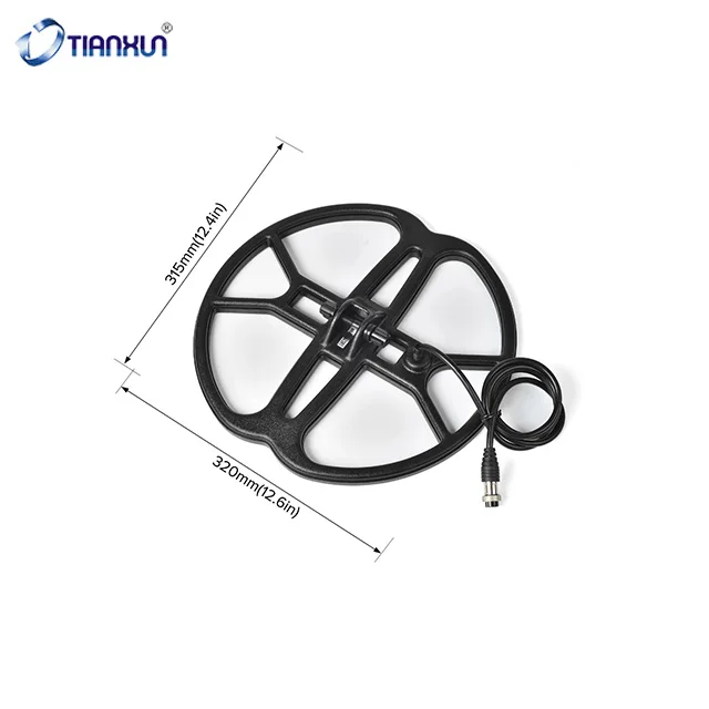 TX-850 مع 12in فراشة لفائف حساسية عالية الكنز الصيد أدوات قياس الإلكترونية الذهب للكشف عن المعادن
