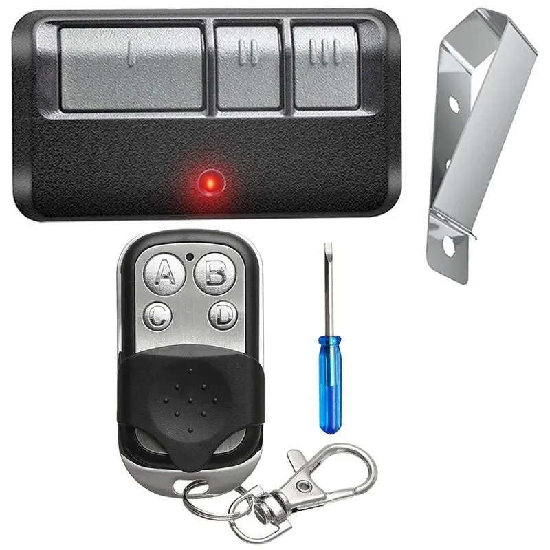 FULL-Universal Garage Door Opener Remote & Keychain Remote Sensor For Liftmaster Chamberlain 893LM 893Max 890MAX