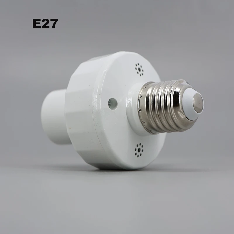

AC 85-265V Radar Sensor E27 Socket Smart Light Bulbs head Adapter Lamp Holder Base socket Kitchen Bedroom Switch 110V 220V M20