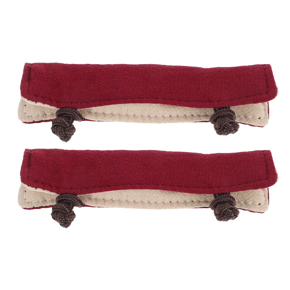 

2 Pcs Pot Handle Insulation Cover Sleeve Anti-scald Hot Teapot Cushion Anti-slip Anti-scalding Pan Holder Iron Skillet