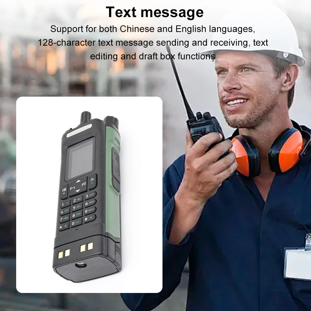 DM-32 무전기 양방향 라디오 타입-C 충전식 GPS 듀얼 모드 무전기 에어밴드 양방향 라디오 단파 수신기