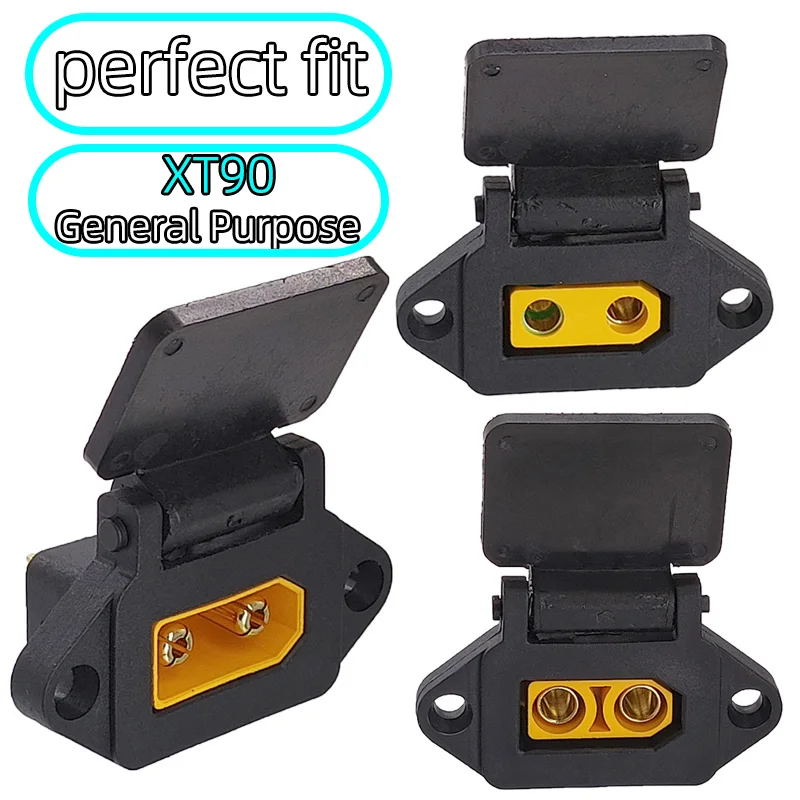 Amass XT90 Male Charger Plug Modified Power Tools/Electric Motorcycle Li-ion Battery Connector Power Supply Charging Port