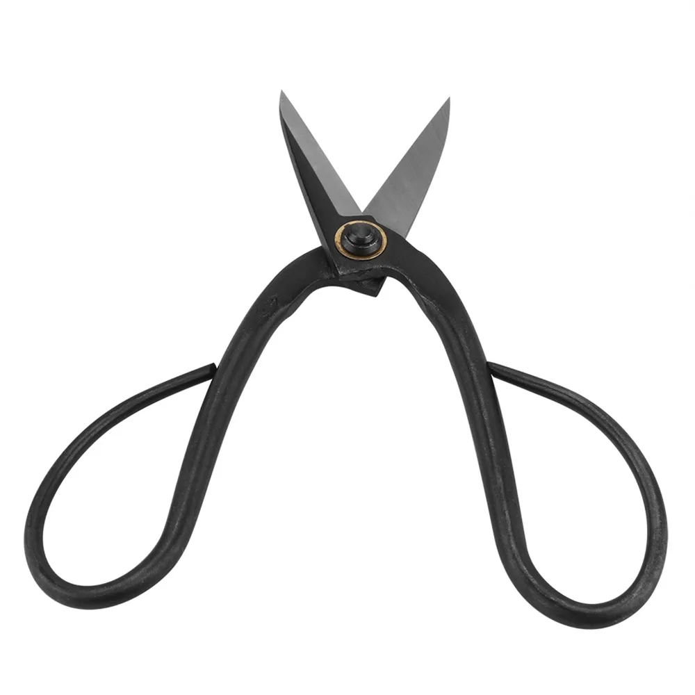 

Professional Steel Bonsai Scissors Black Sharp Blades Garden Cutter Butterfly Handle Bonsai Garden Tools Indoor Plant