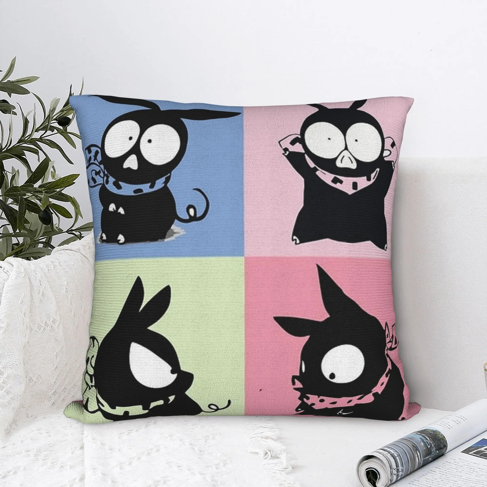 Prime Series of P-Chan Square Pillow Case Ranma Anime Cushion Cover Custom Zipper Decor Pillowcover for Sofa 18