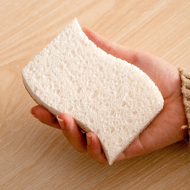 S style dish washing sponge Natural Sisal Wood Pulp Cotton Natural microfiber sponge Kitchen sponge wholesale