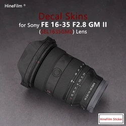 Film de protection pour objectif Sony FE, autocollant de protection, peau IER 35F2.8 GM2, 16-35mm F2.8 GM II, SEL1635GM2