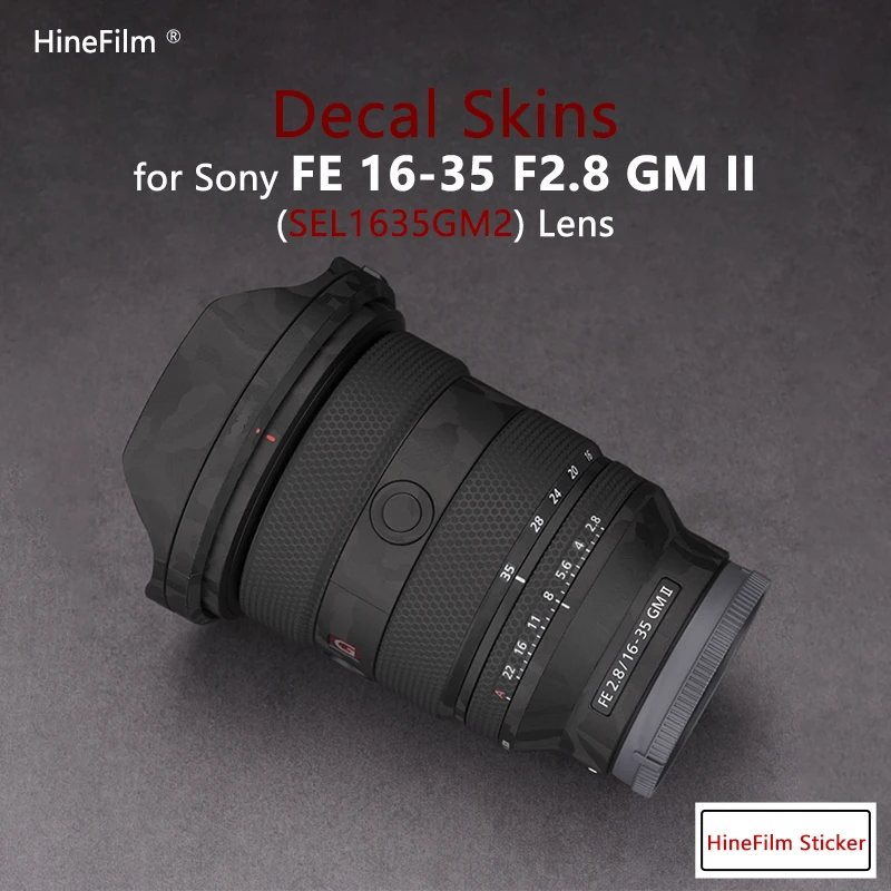 for Sony 1635gm2 Skin 16-35F2.8 GM2 Protective Film for Sony FE 16-35mm F2.8 GM II Lens Decal Skins SEL1635GM2 Protector Sticker