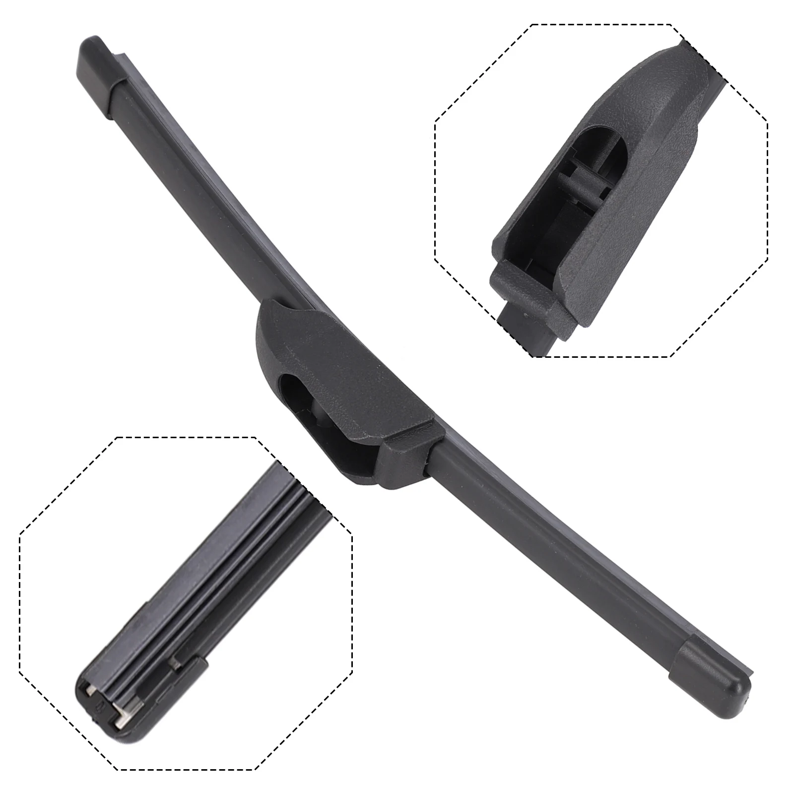 Car Rear Wiper Rear Wiper Blade Improved Heat Sink No Assembly Required Plug-and-play Car Maintenance Vehicle Repair