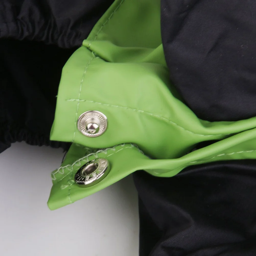 

Waterproof Dog Raincoat Hooded Lightweight Comfortable for Small Dogs Secure Button Closure Leg Cuffs Elastic S in Green