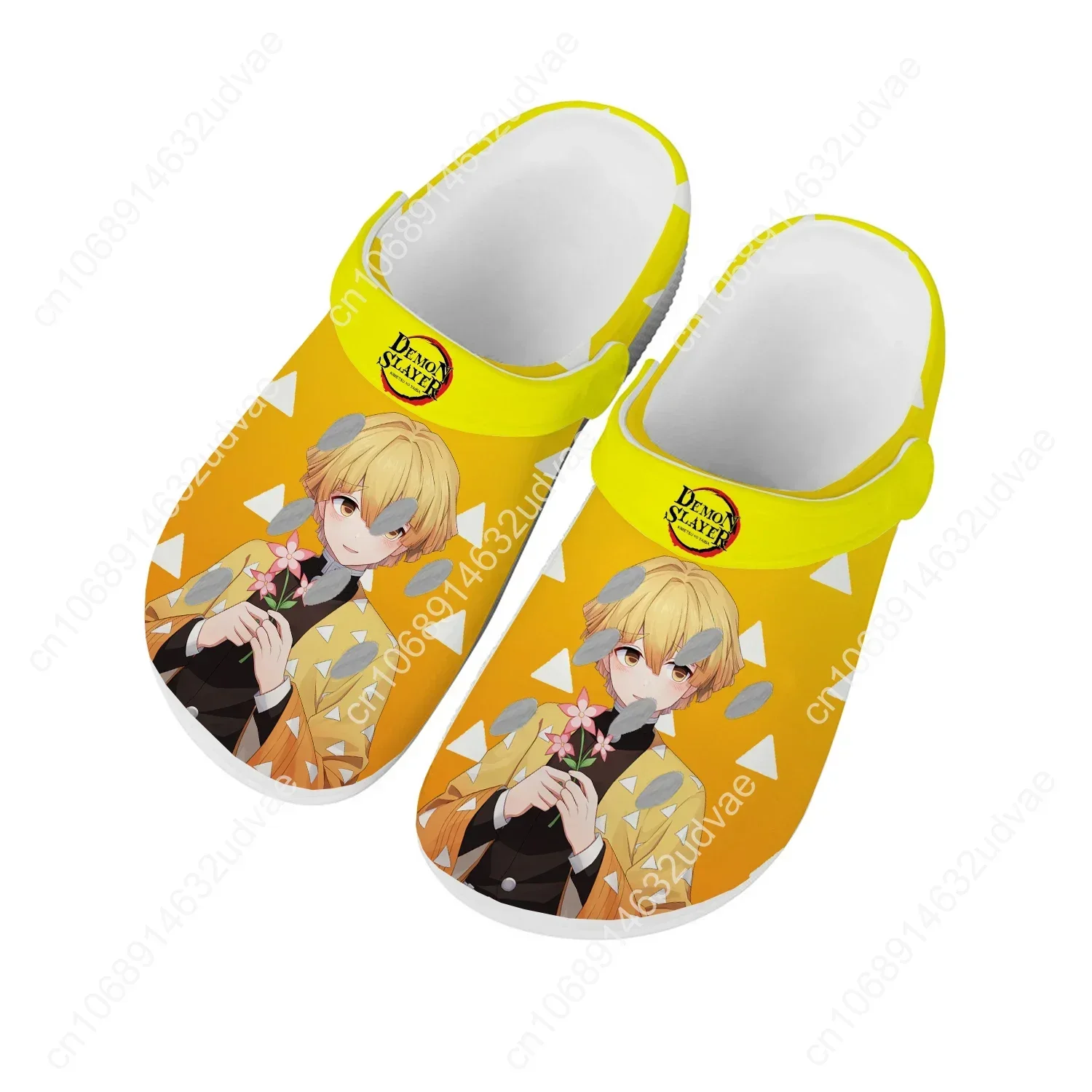 

Agatsuma Zenitsu Sandals Men Women Teenager Fashion Water Shoes Garden Animation Breathable Beach Clog High Quality Slippers