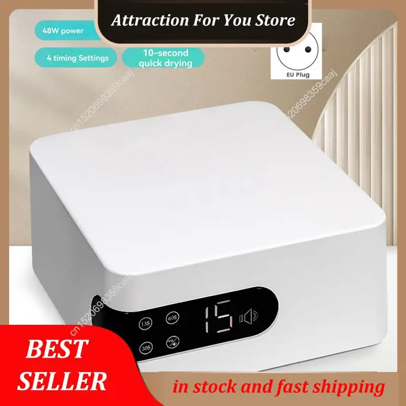 Hot Selling Nail Art Phototherapy Machine Quick Drying Nail Polish Baking Machine Nail Polish Dryer EU Plug