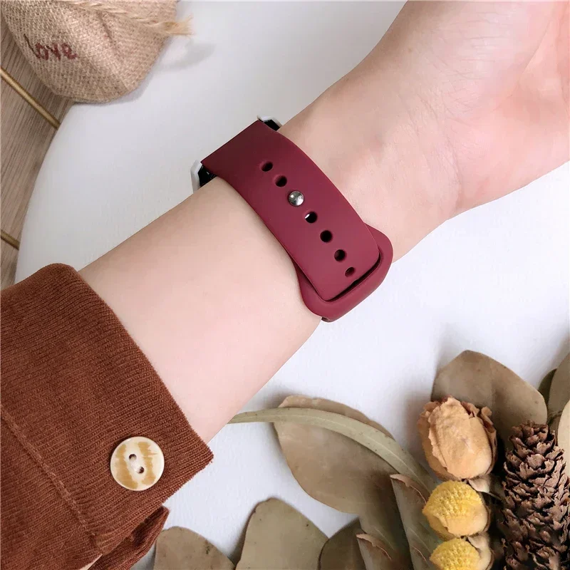 Straps For Samsung Galaxy watch 6/5/pro/4 Classic Silicone bracelet Huawei watch GT 4-2-2e-3-3 pro 41mm 46mm18mm 20mm 22mm band image 5